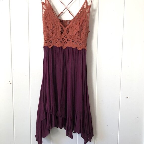 Free People Womens Adella Mini Slip Dress X-Small - Picture 7 of 13